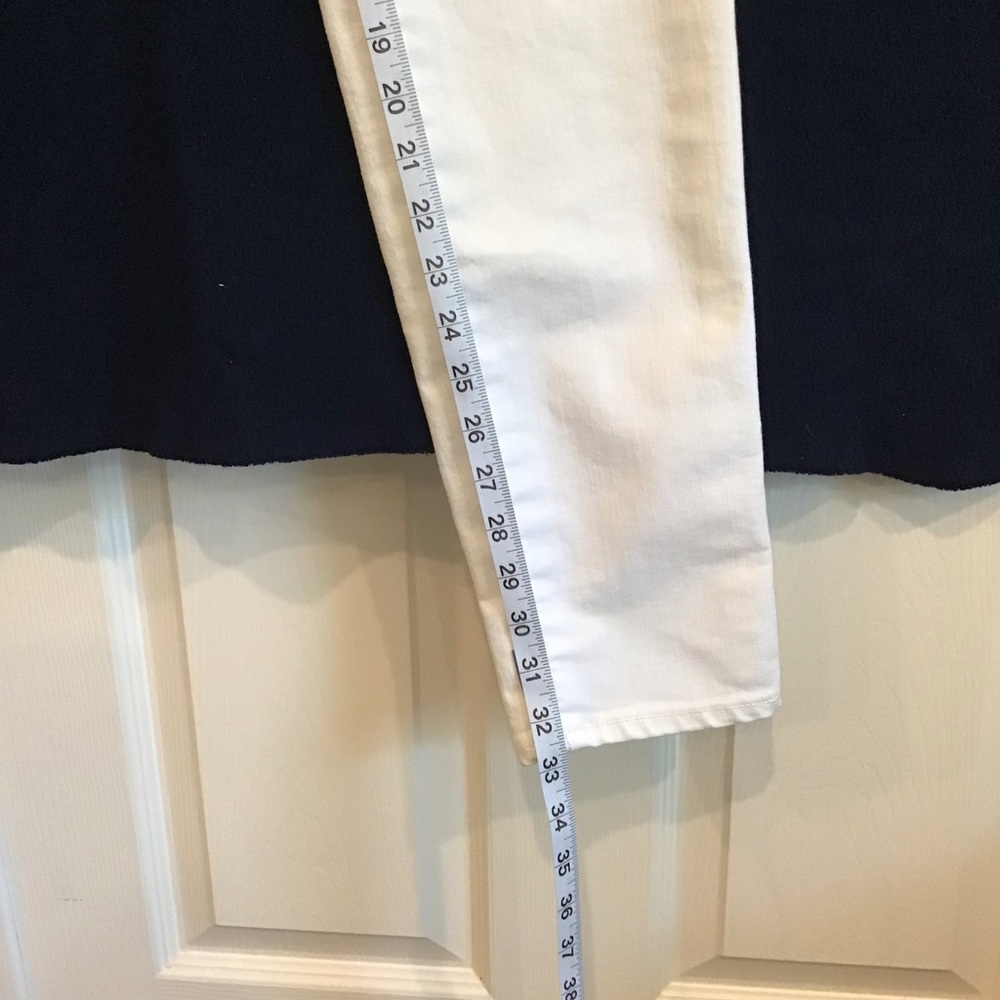 Old Navy White Rockstar Jeans Size 14 Long - Picture 6 of 9